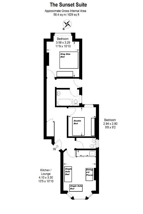 Stay Lytham Serviced Apartments Литам Сент Аннс Екстериор снимка